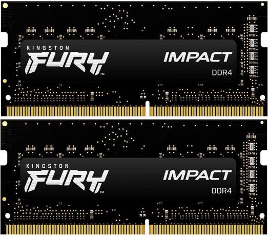 Память оперативная KF426S15IBK2/16 16GB 2666MHz DDR4 CL15 SODIMM (Kit of 2) FURY Impact KINGSTON 1000632889