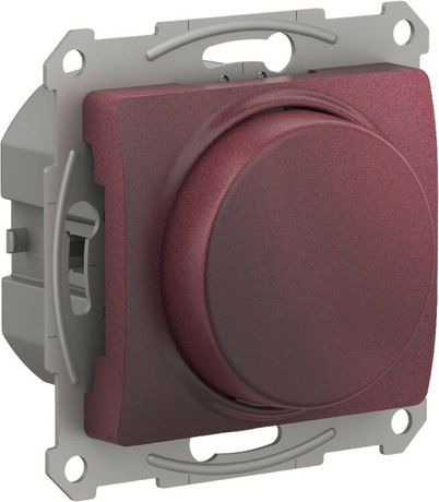 Механизм светорегулятора поворотно-нажимного Glossa LED RC 315Вт баклажан. SchE GSL001130 APC
