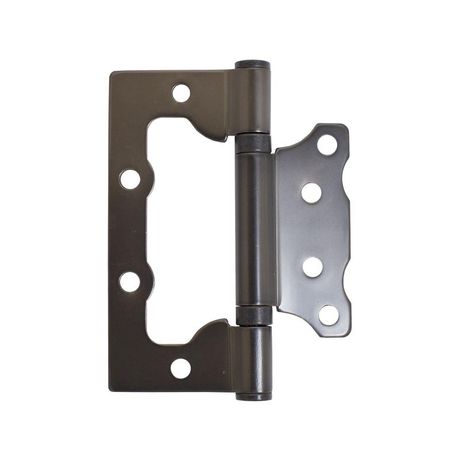 Петля накладная без врезки 100х75 2BB MBN БЛИСТЕР 2.5мм графит (уп.2шт) Аллюр 12 161