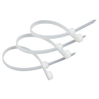 Хомуты с отверстием OptiKit CT-O-N-3,5х150-белый(100шт) | 278335 КЭАЗ