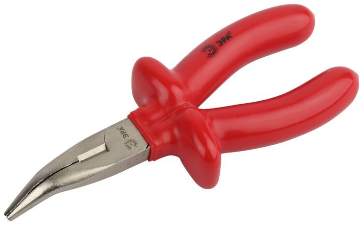 Тонкогубцы 160 мм с изогнутым носом диэлектрические 1000V | Б0055922 ЭРА