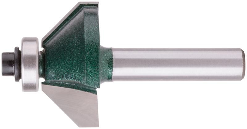 Фреза кромочная конусная с подшипником, хвостовик - 8мм, D 30мм, H 12мм, а° 45°, В 8,5мм 3607-081230 РОС