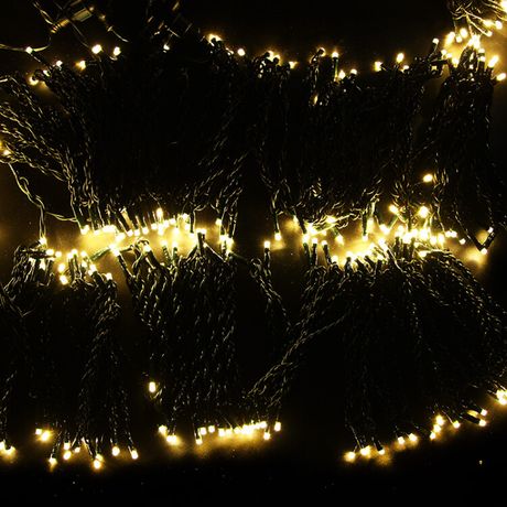 Гирлянда профессиональная LED ClipLight 2х4В 5 нитей по 20 метров теплый белый Flashing - 323-606 NEON-NIGHT