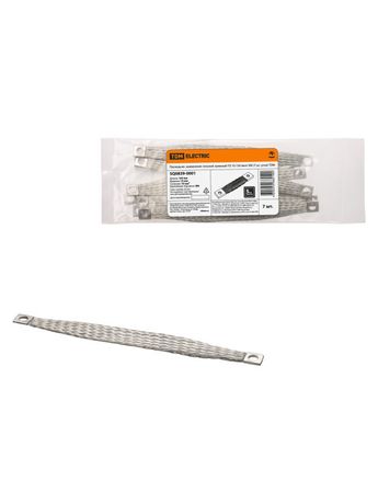 Проводник заземления плоский луженый ПЗ 10-150 (7 шт. упак) ТDM | SQ0839-0001 TDM