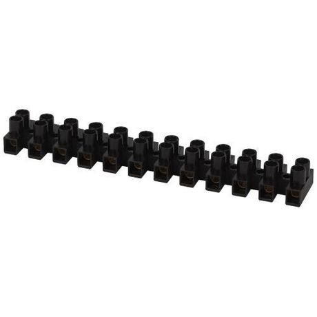 Зажим винтовой NO-225-514 изолированный ЗВИ-нг 20А (2.5-14 мм2) 12 пар чёрный | Б0068040 ЭРА