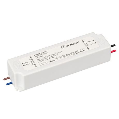 Блок питания ARPV-SP-24060 (24V, 2.5A, 60W) (Arlight, IP67 Пластик, 5 лет) - 040045