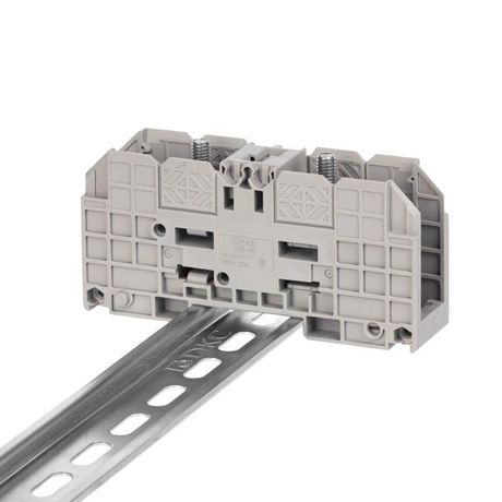 Клемма проходная болтовой зажим 2 точки подключения 35кв.мм сер. DKC FER-35 ДКС