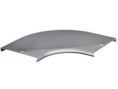 Крышка на угол CPO 90 горизонтальный 90° осн.200, цинк-ламельная в комплекте с метизами и пластинами PTCE | 38004KZL DKC ДКС