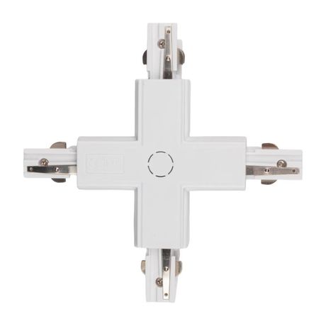Коннектор белый X-образн. для 3Ф шинопровода 3P PTR CX-WH - 5063334 Jazzway