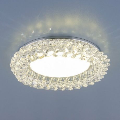 Светильник точечный встраиваемый 1063 GX53 CH/CL хром/прозрачный | a034167 Elektrostandard