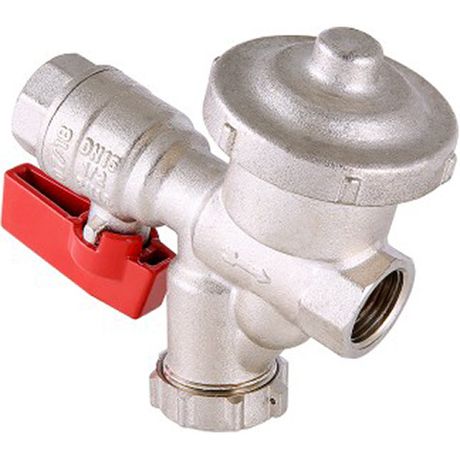 Кран шаровой латунный со встроенным фильтром и редуктором давления (КФРД) Valtec внутренняя-внутренняя резьба 1/2" VT.300.N.04