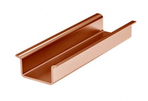 DIN-рейка медная с насечкой OMEGA 3A 35х15 мм длиной 2000мм | 02145CU DKC - (заменен на арт. 02145RCU) ДКС