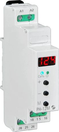 Реле контроля напряжения РН-12М 10-40В пост. 1-90мин контроль величины в схемах автоматики систем с солнечными батареями ток контактов исполн. 8А 2п УХЛ4 и Автоматика A8223-34123748