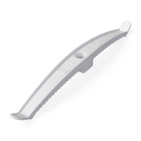 Держатель круглого кабеля двусторонний для прямого монтажа на 16 мест в гофроящике бел. (уп.100шт) Промрукав PR13.0486 Строитель