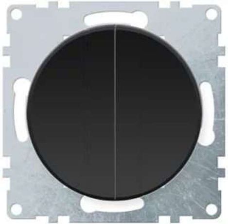 Выключатель 2-кл. СП Florence 10А IP20 механизм черн. (1E31501303) OneKeyElectro 2172822 ССТ