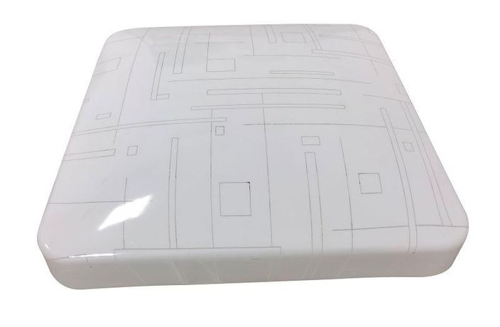 Светильник светодиодный декоративный бытовой Классик без ДУ SPB-6-18 Nancy S квадратный | Б0051092 ЭРА