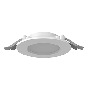 Светильник светодиодный DL-01 Slim 100мм 10Вт 4000К IP65/40 CRI90 120х37мм RAL9003 круглый встраив. бел. муар с рассеив. опал VARTON V1-RF-0R011-10000-6501040 VARTA