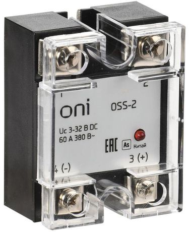 Реле твердотельное OSS-2 60А 380В AC 3-32В DC | OSS-2-3-60-B ONI IEK