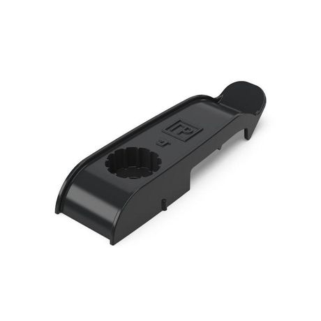 Держатель плоского кабеля односторонний для прямого монтажа на 2 места в гофроящике черный (1200 шт/кор) | PR13.02864 Промрукав Строитель