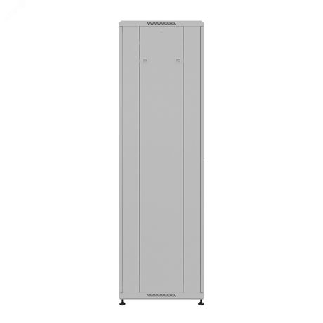 Шкаф напольный универсальный серверный NTSS R 42U 600х600мм, 4 профиля 19, двери стекло и сплошная металл, боковые стенки съемные, регулируемые опоры, разобранный, серый RAL 7035 - УТ000017823 NTSS-R42U6060GS