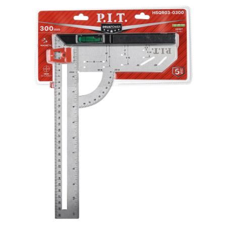 Разметочный угольник с магнитным уровнем - HSQR03-0300 PIT