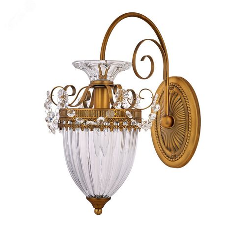 Бра SCHELENBERG E14 1х40Вт Металл Золото - A4410AP-1SR Arte Lamp