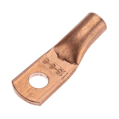 Наконечник медный ТМ 16-6-6 (16кв.мм - D6мм) (в упак. 100 шт.) | 07-5310-2 REXANT MEET