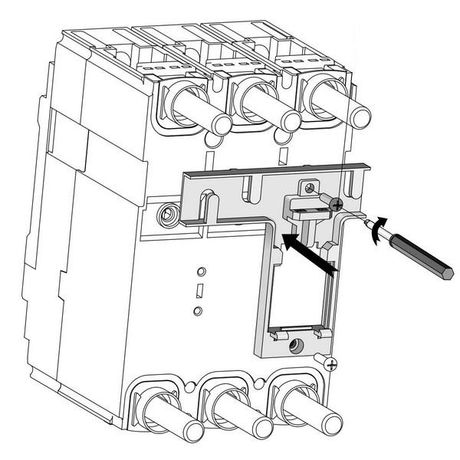 Соединительный разъём Connector Base для подключения вспомогательных цепей (AX,AL,SHT,UVT) Susol MCCB TD160 во втычное основание - 83261171806 LSIS