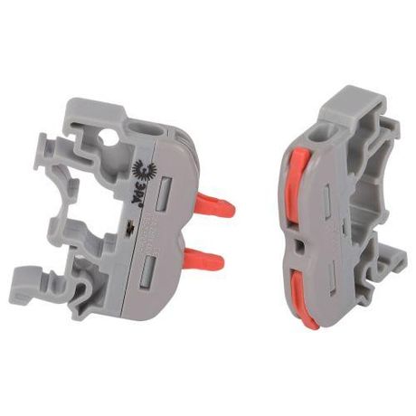 Клемма проходная на DIN-рейку 222-2411D с рычагами 1 полюс 0.08-2.5/4 мм2 NO-225-396 (упаковка 10 шт.) - Б0067889 ЭРА