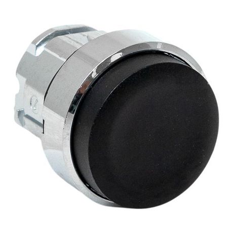 Исполнительный механизм кнопки XB4 черный выпирающая возвратный без фиксации, подсветки IP65 - XB4BL-BL-65 EKF