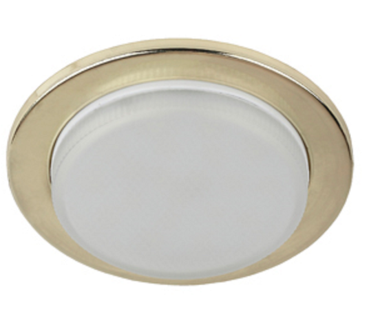 Светильник встраиваемый точечный под лампу GX53 KL70 GD /1 тонкий, 220V, 13W, золото | Б0048954 ЭРА