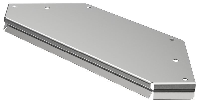 Крышка для угла 90град. осн.100 1.5мм ESCA 7 IEK ES7-PGD-90-100-15