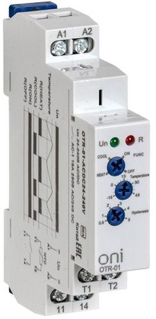 Реле температурное OTR-01 1 конт. 24-240В AC/DC | OTR-01-ACDC24-240V ONI IEK