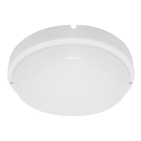 Светильник светодиодный ДБП-12w с датчиком освещенности 6500К 960Лм IP65 круглый белый - AL3015 51657 FERON