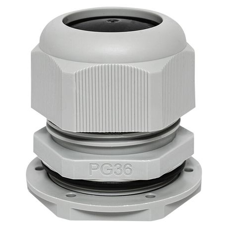 Сальник PG36 IP54 (1 шт) d отв. 46 мм / провод. 22-32 PROxima | plc-pg-36-1-r EKF