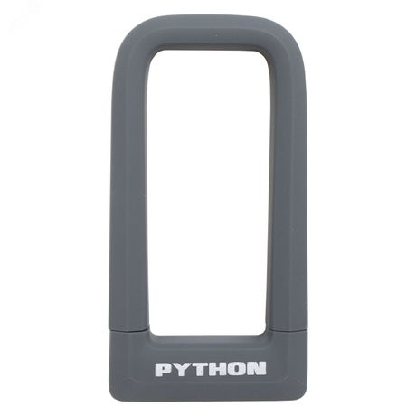 Замок навесной АВАНГАРД PYTHON 626 GREY силикон с креплением на раму всепогодный - 14856 ПТК