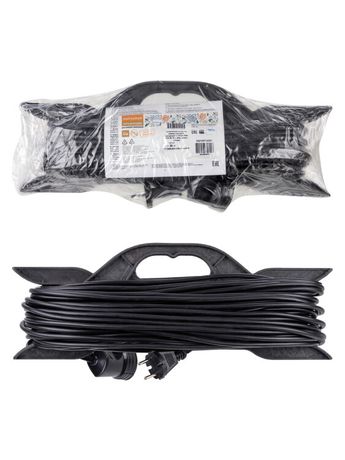 Вт б/з 20м штепс гнездо | SQ1307-0307 TDM Удлинитель-шнур на рамке силовой народный ПВС 2200