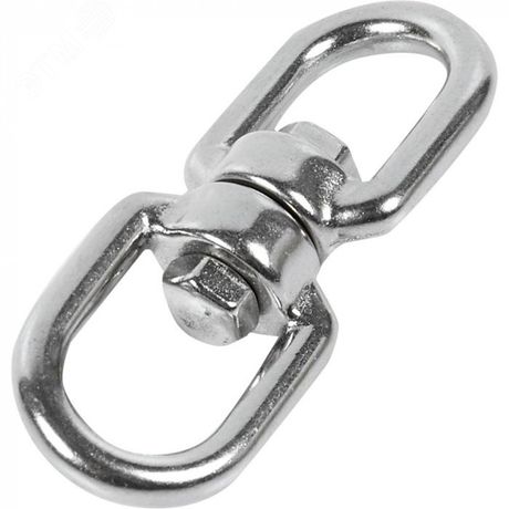 Вертлюг 8мм кольцо-кольцо покрытие цинк - Swivel-8mm Крепдил