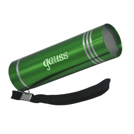 Фонарь светодиодный ручной 2 Вт 120 лм Черный IP44 на батарейках 3xААА GFL Gauss - GF108