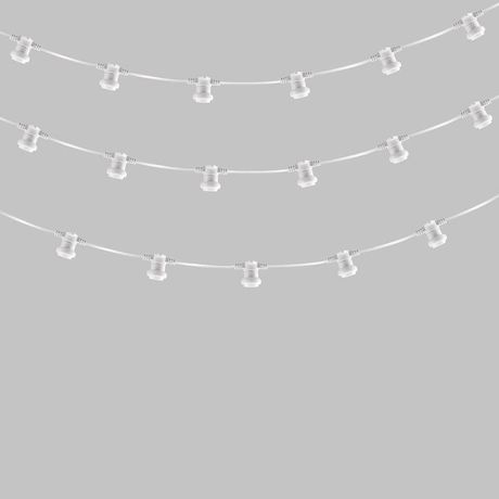 Гирлянда "Белт Лайт" 2жил. 50м шаг 20см 250 патронов E27 IP65 бел. круглый провод Neon-Night 331-244