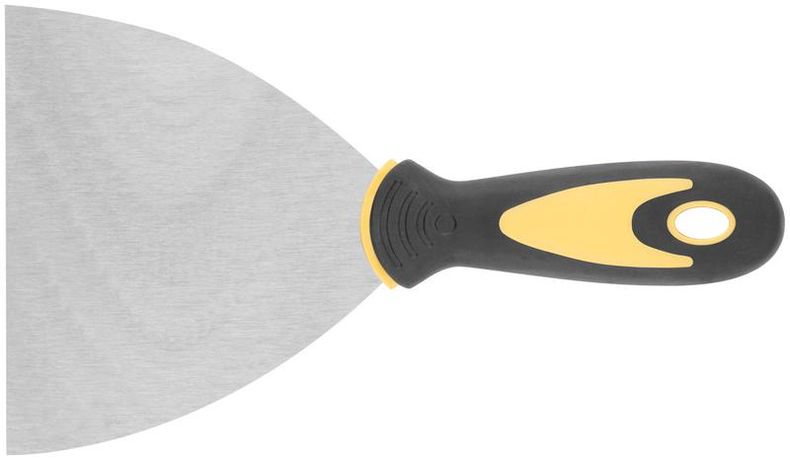 Шпатель нерж. сталь прорезиненная ручка 5дюйм (125мм) FIT 06697 РОС