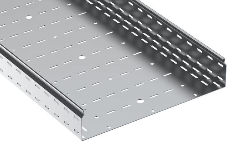Лоток листовой перфорир. 100х500 L3000 сталь 2.0мм ESCA 7 IEK CLP10-100-500-200-3