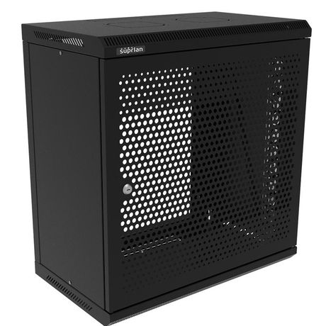 Шкаф телекоммуникационный настенный ТВС-12U-600-350-ПР-9005 SUPRLAN 05-2122-B Net.on