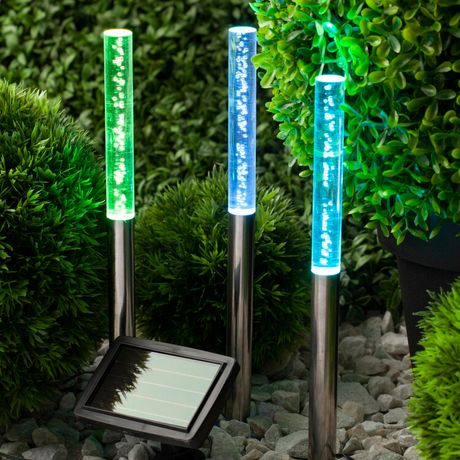 Светильник садовый ERASF024-21 Пузырьки 38см солнечная батарея (уп.3шт) ЭРА Б0044230