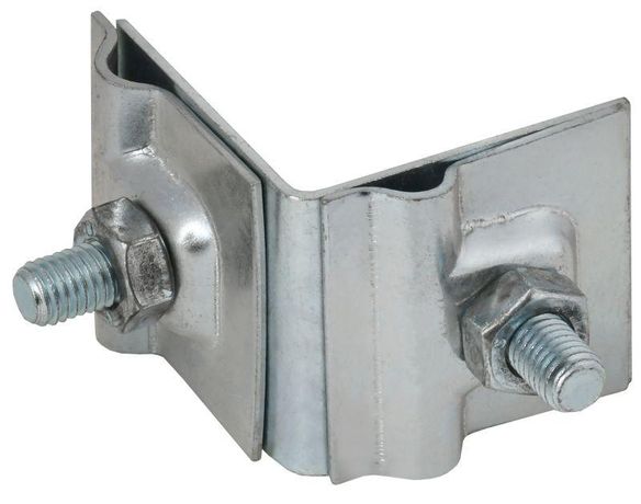 Держатель проводника круглого 6-10мм для фальца угловой h=40мм оцинкованная сталь IEK - ZDP80-11-2-16-40