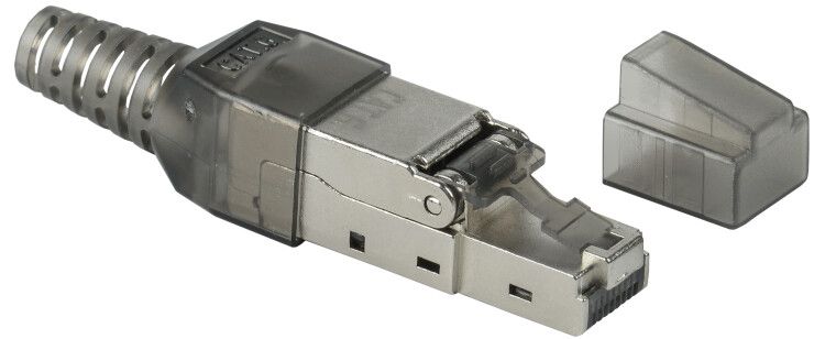 Разъём RJ-45 FTP для кабеля кат.6 полевая заделка | CS3-1C06F-Q ITK IEK