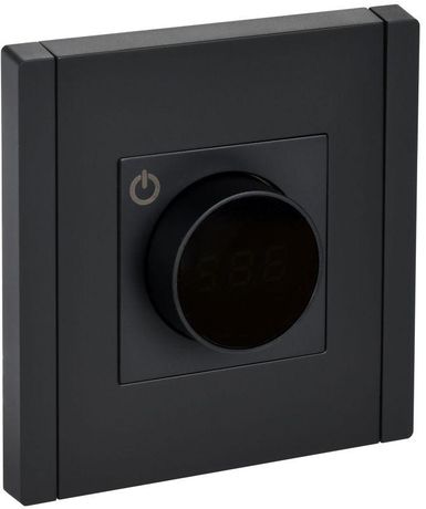 Термостат электронный FORTE&PIANO FP152 с индикацией черн. IEK FP-RT11-K02