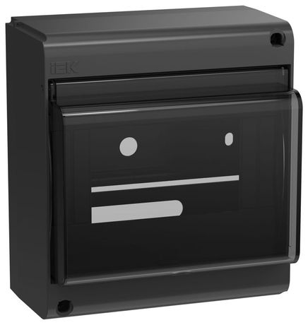 Корпус КМПн-6 UNION Mini IP30 пластик. черн. IEK UIM-KP72-N-06-20-K02 IEK (ИЭК) арт. UIM-KP72-N-06-20-K02