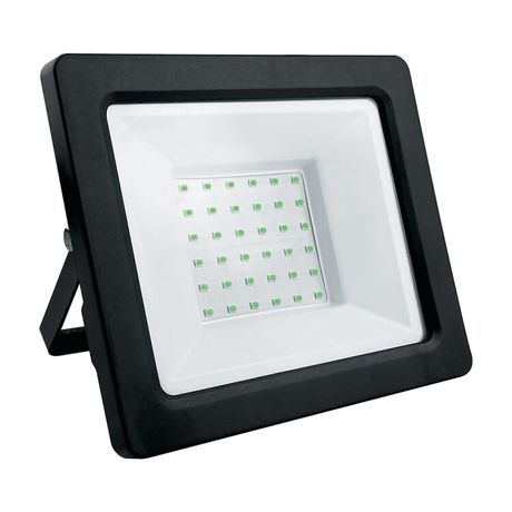 Прожектор светодиодный LL-905 2835 SMD 50W зеленый AC220V/50Hz IP65, черный в компактном корпусе, 205*161*40 мм | 32212 FERON