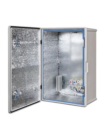 Шкаф монтажный композитный 360х560х250 Пластик-3УТП+ Mastermann 00-01021466